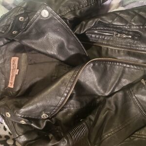 Urban republic Black Leather Jacket